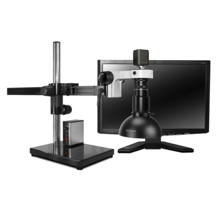 SCIENSCOPE Auto-Focus Digital Inspection System With Dome LED On Gliding Stand MAC-PK5-DM-AF